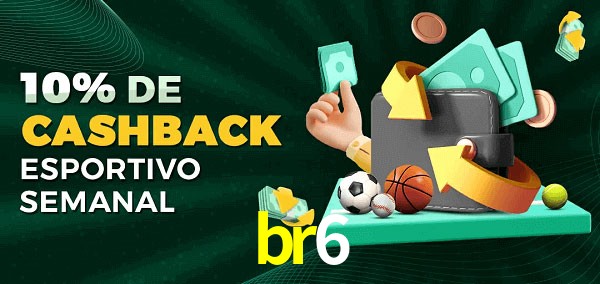 10% de bônus de cashback na br6